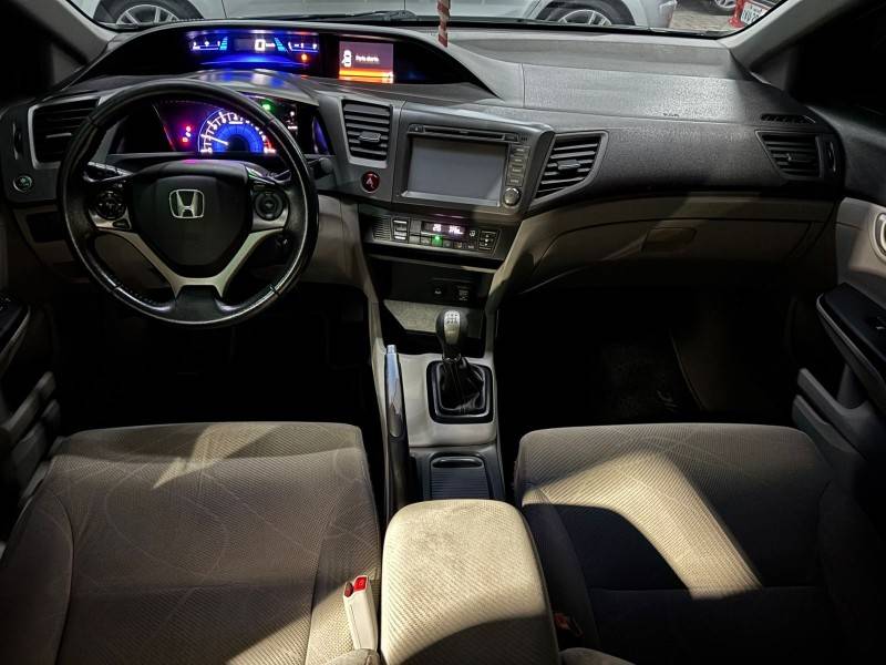 HONDA - CIVIC - 2013/2013 - Cinza - Sob Consulta
