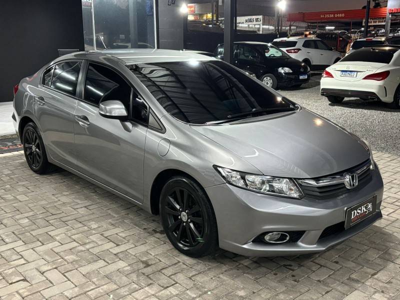 HONDA - CIVIC - 2013/2013 - Cinza - Sob Consulta