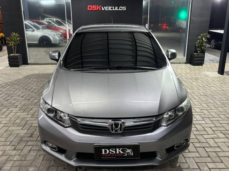 HONDA - CIVIC - 2013/2013 - Cinza - Sob Consulta