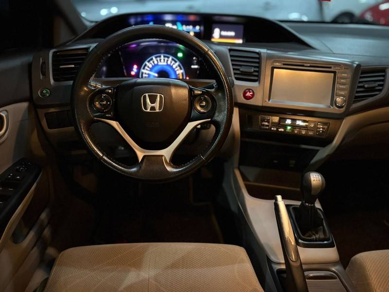 HONDA - CIVIC - 2013/2013 - Cinza - Sob Consulta